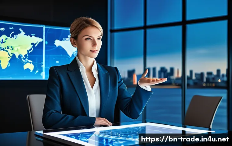 국제무역사와 관세사 비교 - **Prompt 1: The Visionary International Trade Strategist**
A highly detailed, realistic photogra...